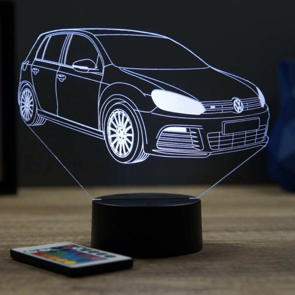 Lampe illusion 3D VW Golf 6 R