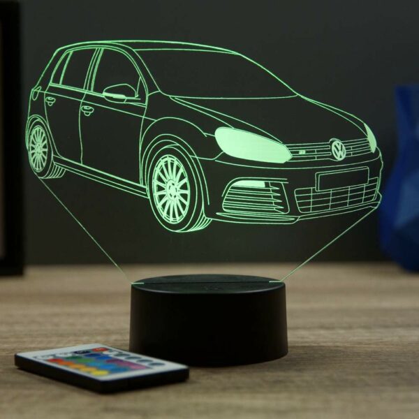 Lampe illusion 3D VW Golf 6 R