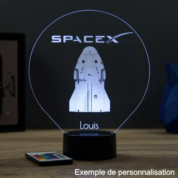 Lampe illusion SpaceX crewdragon