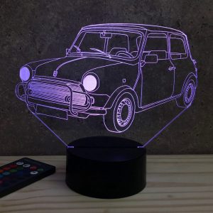 Lampe illusion 3D Austin Mini