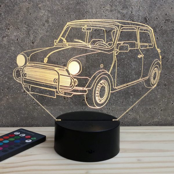 Lampe illusion 3D Austin Mini