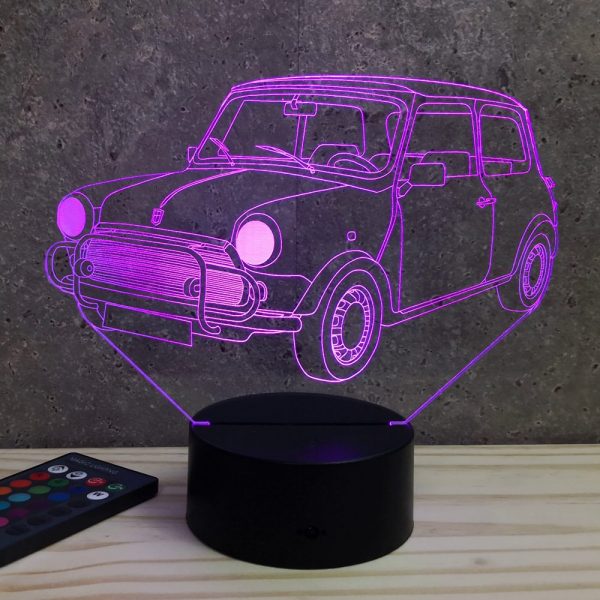 Lampe illusion 3D Austin Mini