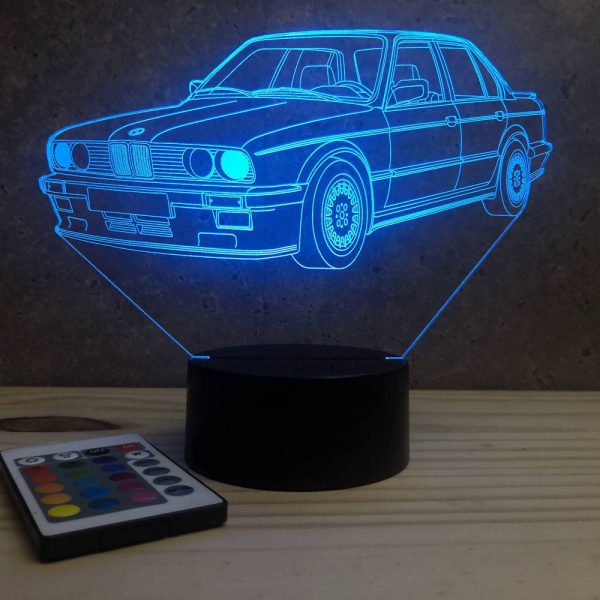Lampe illusion 3D BMW E30 1985