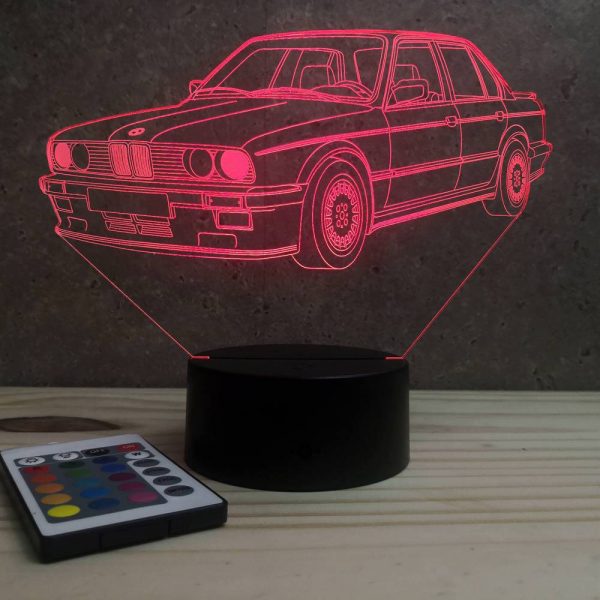 Lampe illusion 3D BMW E30 1985
