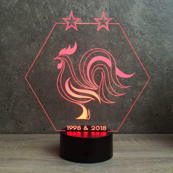 Lampe illusion 3D Equipe de France