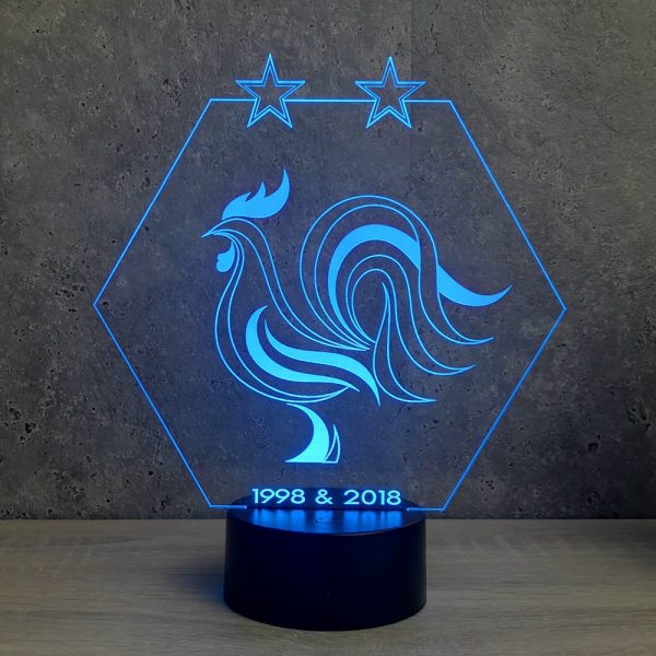 Lampe illusion 3D Equipe de France