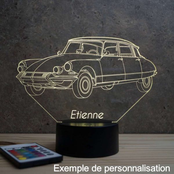 Lampe illusion 3D Citroën DS Pallas 1964