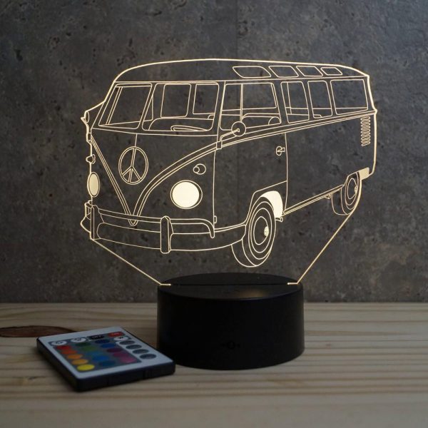 Lampe illusion 3D VW Combi