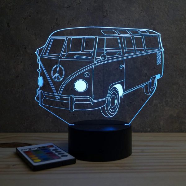 Lampe illusion 3D VW Combi