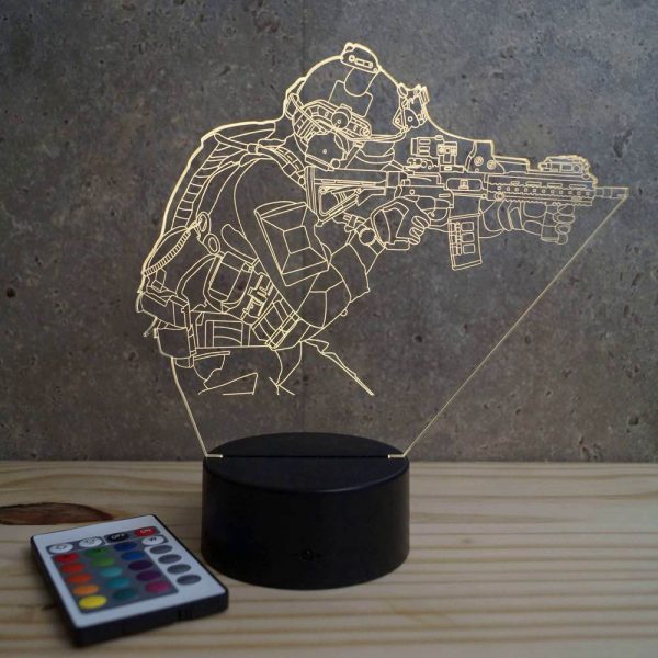 Lampe illusion 3D Commandos