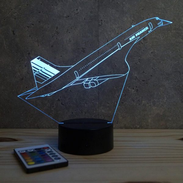 Lampe illusion 3D Concorde