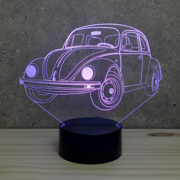 Lampe illusion 3D VW Coccinelle