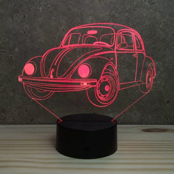 Lampe illusion 3D VW Coccinelle