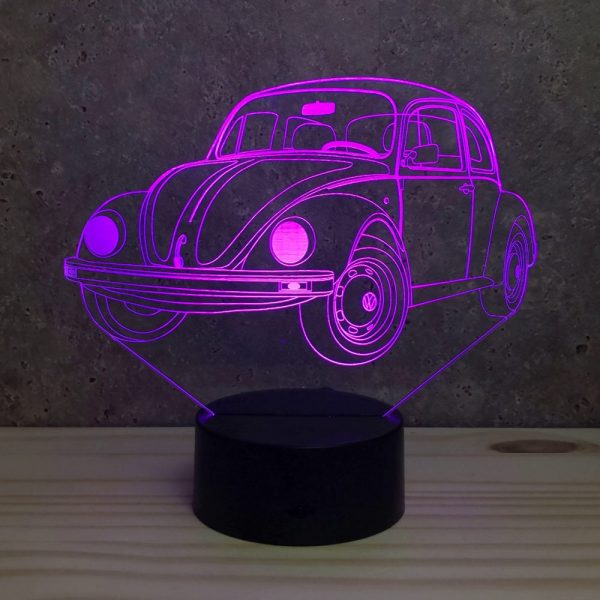Lampe illusion 3D VW Coccinelle