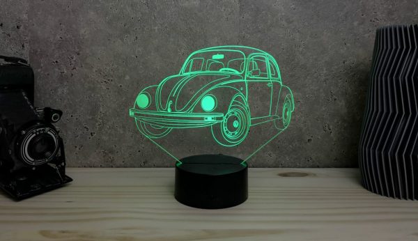 Lampe illusion 3D VW Coccinelle
