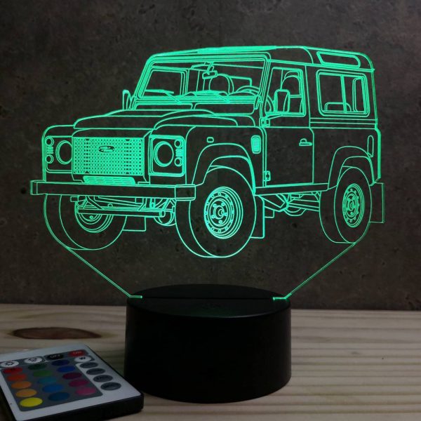 Lampe illusion 3D Defender 90
