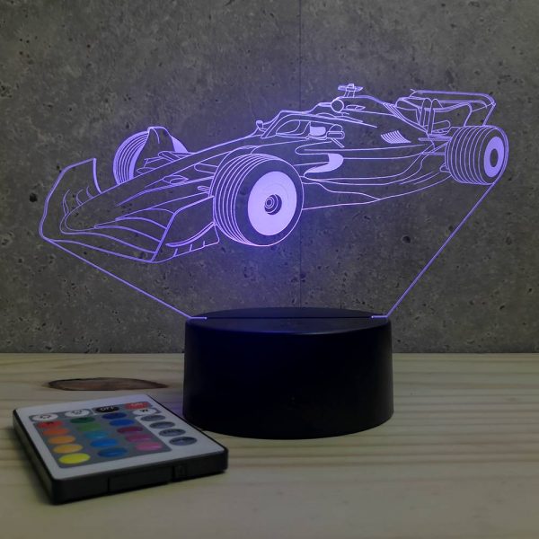 Lampe illusion 3D Formule 1 F1