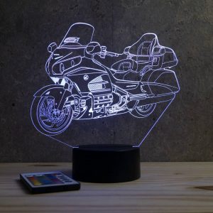 Lampe illusion 3D Honda Goldwing