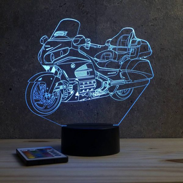 Lampe illusion 3D Honda Goldwing