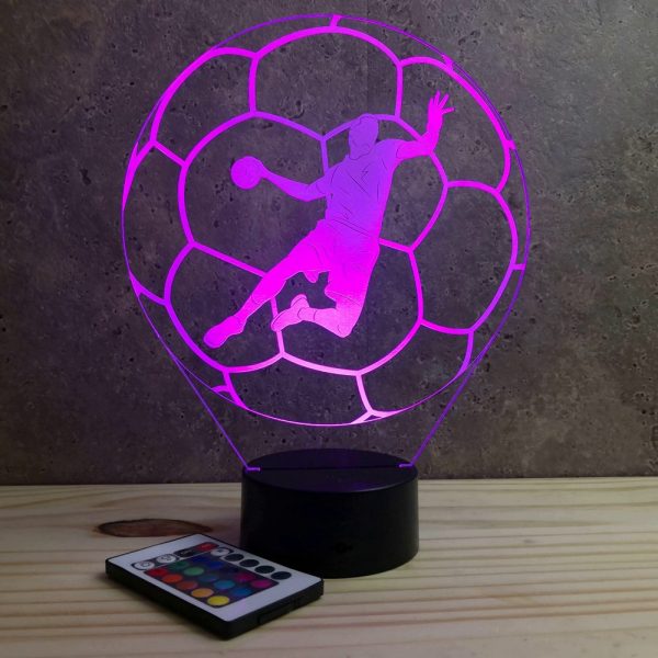 Lampe illusion 3D Handball