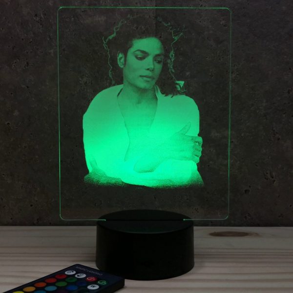 Lampe illusion 3D Michael Jackson