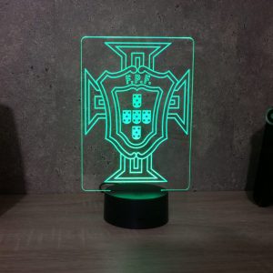 Lampe illusion 3D Equipe du Portugal