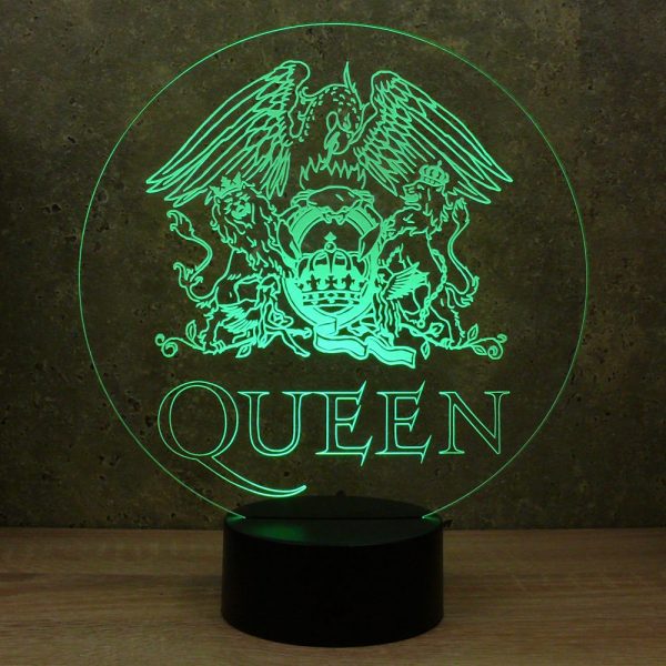 Lampe illusion 3D Queen