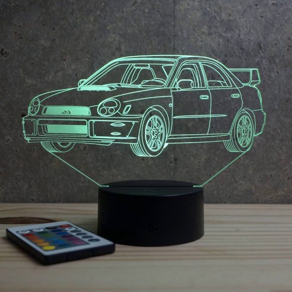Lampe illusion 3D Subaru Impreza 2001