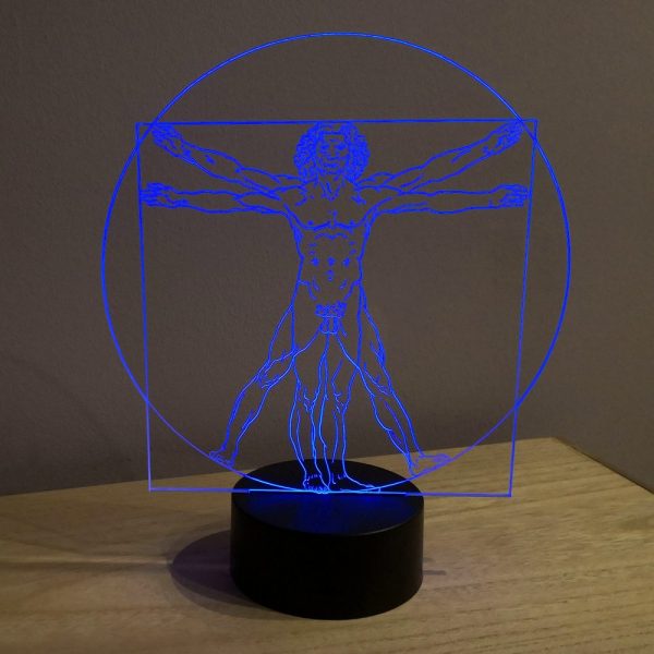 Lampe illusion 3D Vitruve