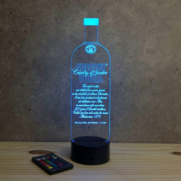 Lampe illusion 3D Vodka