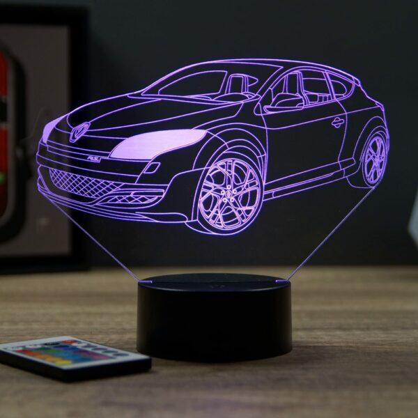 Lampe illusion 3D Mégane 3 RS