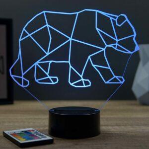 Lampe illusion3D Ours Origami