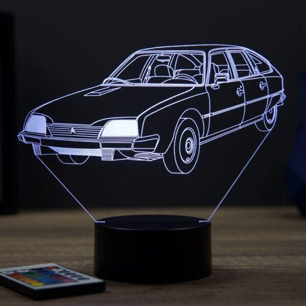 Lampe illusion 3D Citroen CX 1976