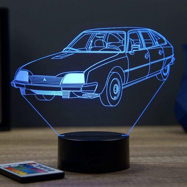 Lampe illusion 3D Citroen CX 1976