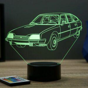 Lampe illusion 3D Citroen CX 1976