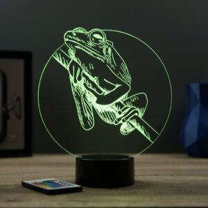 Lampe illusion 3D grenouille