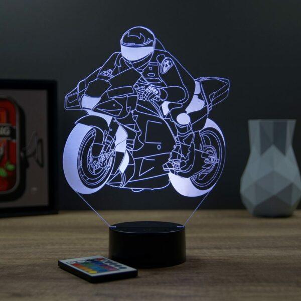 Lampe illusion 3D Moto GP