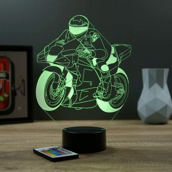 Lampe illusion 3D Moto GP