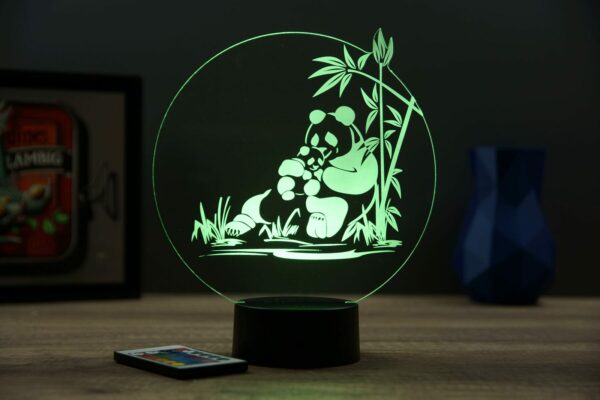 Lampe illusion 3D Panda