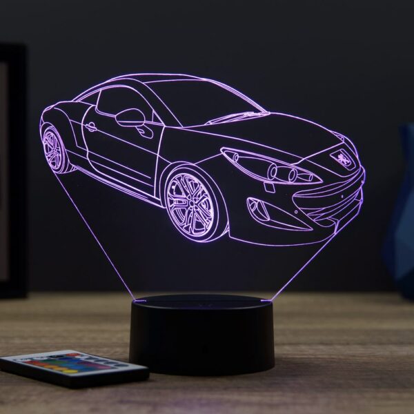 Lampe illusion 3D Peugeot RCZ Phase1