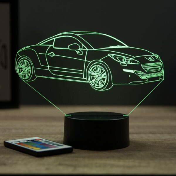 Lampe illusion 3D Peugeot RCZ Phase2