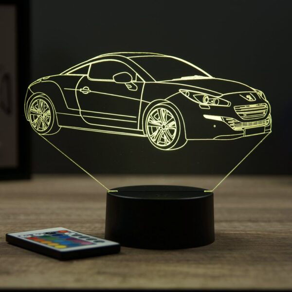 Lampe illusion 3D Peugeot RCZ Phase2