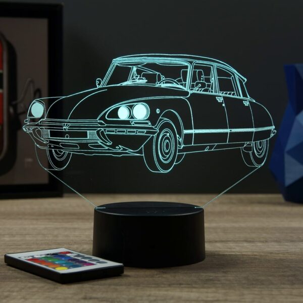 Lampe illusion 3D Citroën DS23