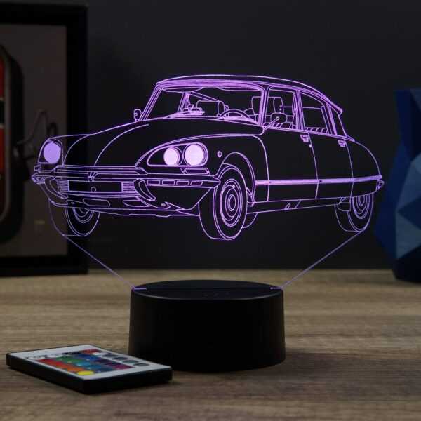 Lampe illusion 3D Citroën DS23