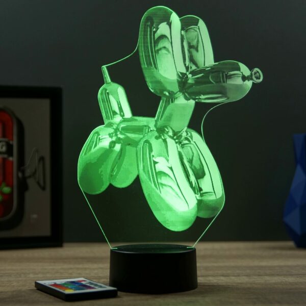Lampe illusion Chien Ballon