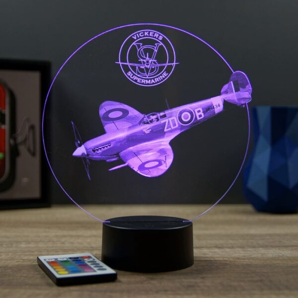 lampe illusion 3D Spitfire Vickers Supermarine