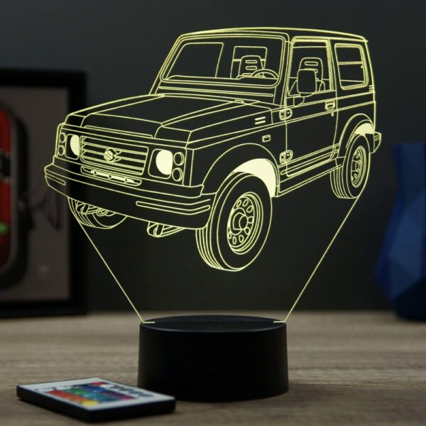 Lampe illusion 3D Suzuki Samourai